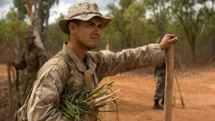 U.S. Marine Lance Cpl. Maxwell Martin arrives to a new location at Daly River region, Northern Territory, Australia, Sept. 4, 2016. The purpose of Exercise Kowari is to enhance the United States, Australia, and China’s friendship and trust, through trilateral cooperation in the Indo-Asia-Pacific region.