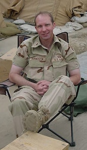 Michael Thomas Burmeister, Major (USA), JAG. 
Afghanistan deployment
(Courtesy Photo)