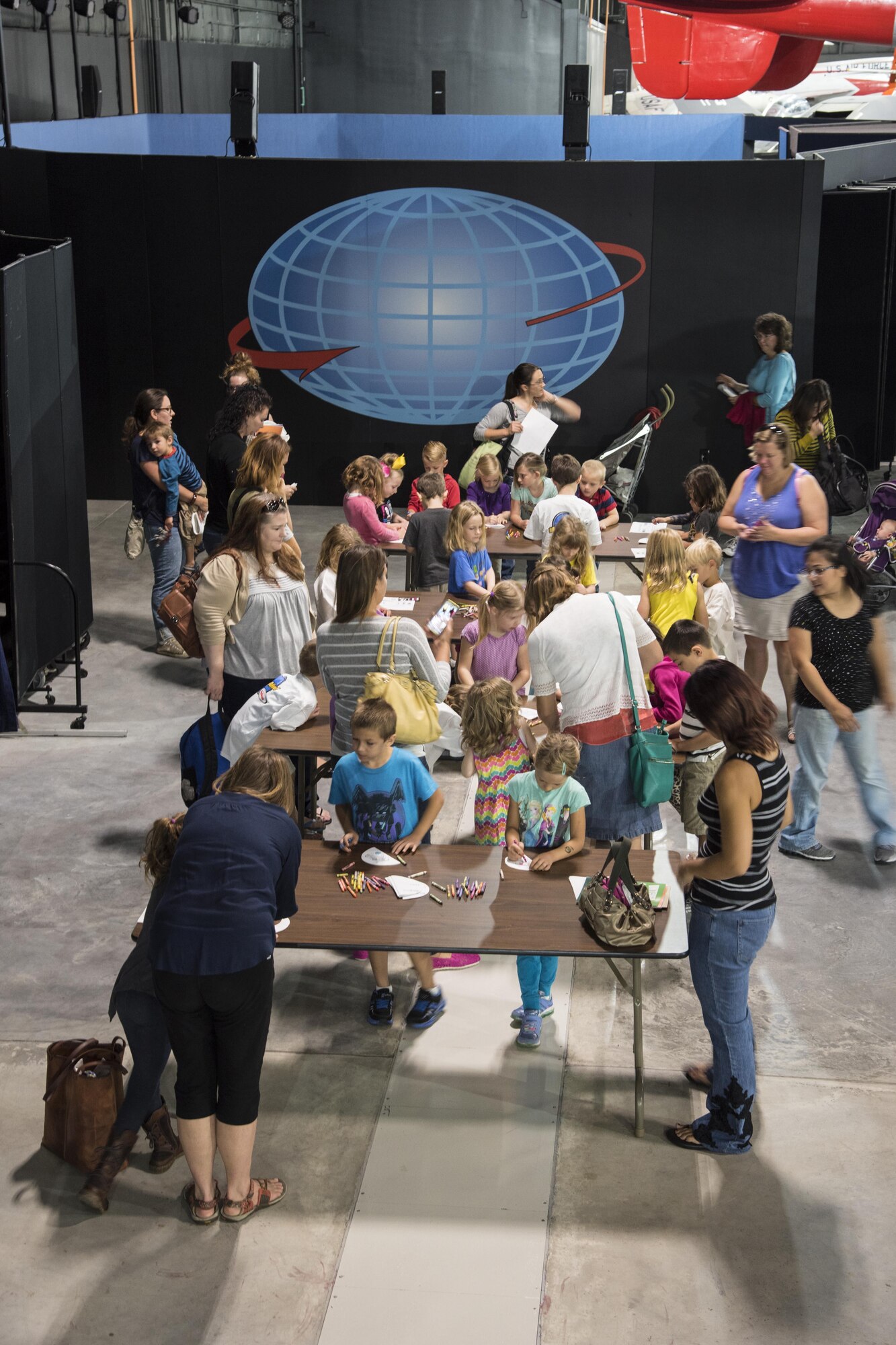 DAYTON, Ohio -- Students participate in Home School STEM Day on Sep. 12, 2016, at the National Museum of the U.S. Air Force. (U.S. Air Force photo)