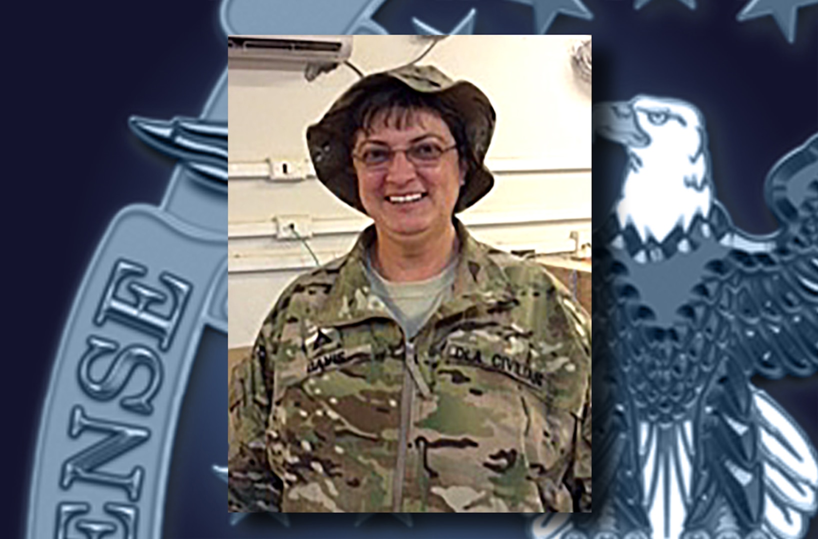 Krissie Davis, a civilian DLA employee, volunteered for service in Afghanistan and was killed at age 54 by an enemy rocket in June 2015.