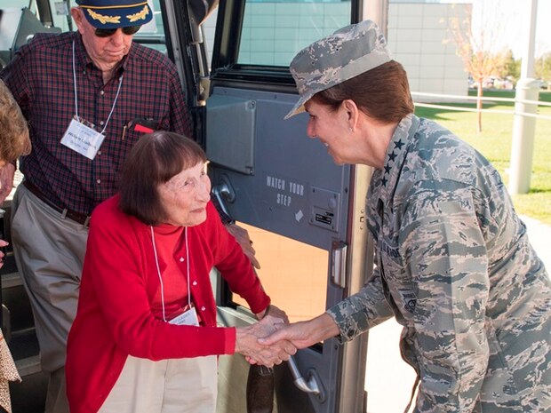 Visit of Pilot Classes of WWII reunion are Army Air Corps Cadet graduates from 1940-1945.
