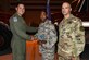 U.S. Air Force Tech. Sgt. Robert L. Bridgeforth (center), 612th Air Base Squadron deputy airfield manager, poses for a photo with Lt. Col. David Aragon, 612th ABS commander, and U.S. Army Cmd. Sgt. Maj. Robin Bolmer, Army Support Activity command sergeant major, during the first senior non-commissioned officer induction ceremony held at Soto Cano Air Base, Honduras, Sept. 9, 2016. Bridgeforth was raised in Little Rock, Ark., and entered the Air Force in 2003.
