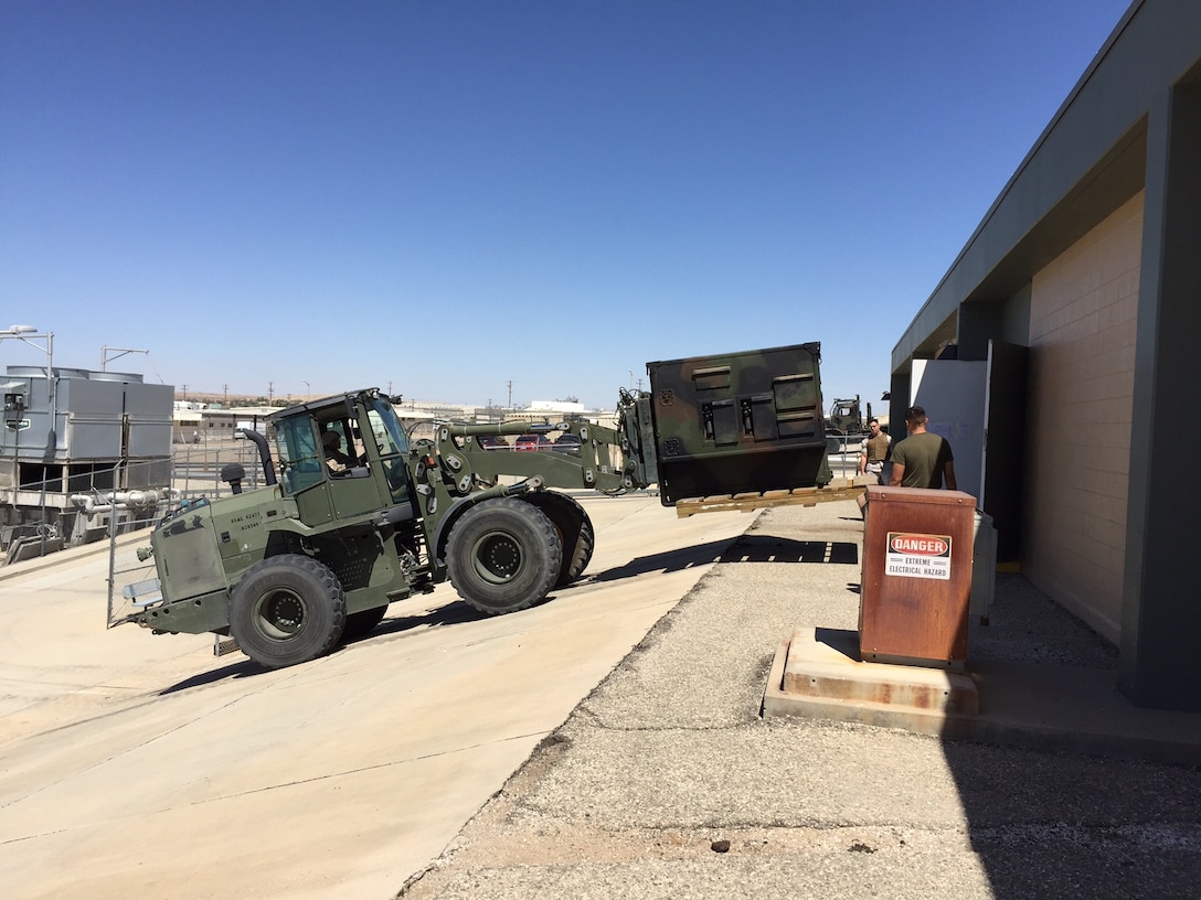 Refurbished Tropospheric Scatter Microwave Radio Terminals are being delivered on August 10th, 2016 to the Digital Wideband Repair Course as part of the Marine Corps Enterprise Lifecycle Maintenance Planning Program.  These AN/TRC-170 systems will ensure the course has operational systems to train its future 2831 Military Occupational Specialty Marines.