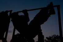 Soldiers attending Basic Combat Training conduct physical fitness training at Fort Jackson, S.C., Sept. 10.  (Photo by U.S. Army Reserve Staff Sgt. Cooper T. Cash, 319th Mobile Public Affairs Detachment)