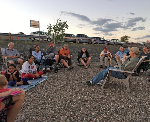 COCHITI LAKE, N.M. -- Participants gather near the lake to look at the heavens during a star party, Sept. 3, 2016.