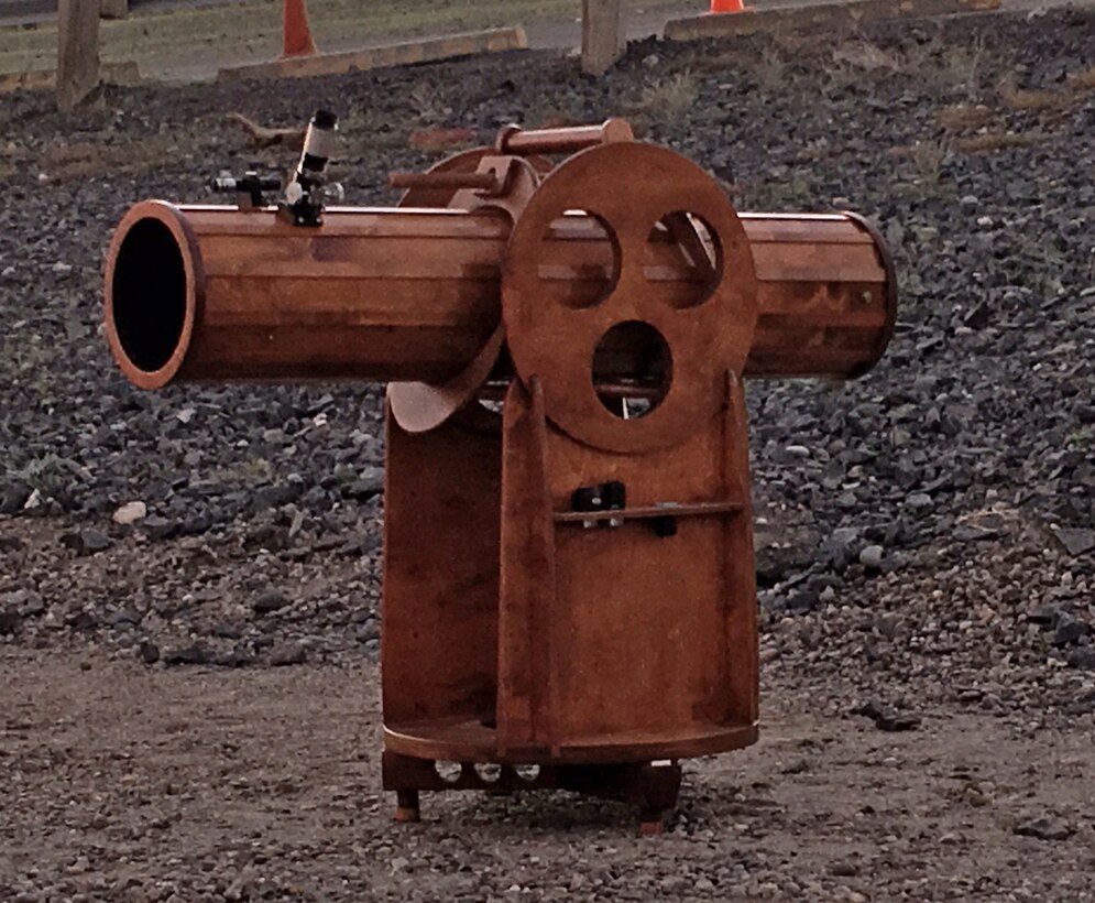 COCHITI LAKE, N.M. – One of the telescopes used at the star party, Sept. 3, 2016.