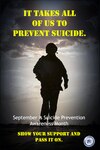 September is Suicide Prevention Awareness Month.