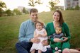 The Starin family, left to right:  Staff Sgt. Kurt Starin holds daughter Alice, two, while Capt. Laura Starin holds Harvey, seven months old. Courtesy photo.