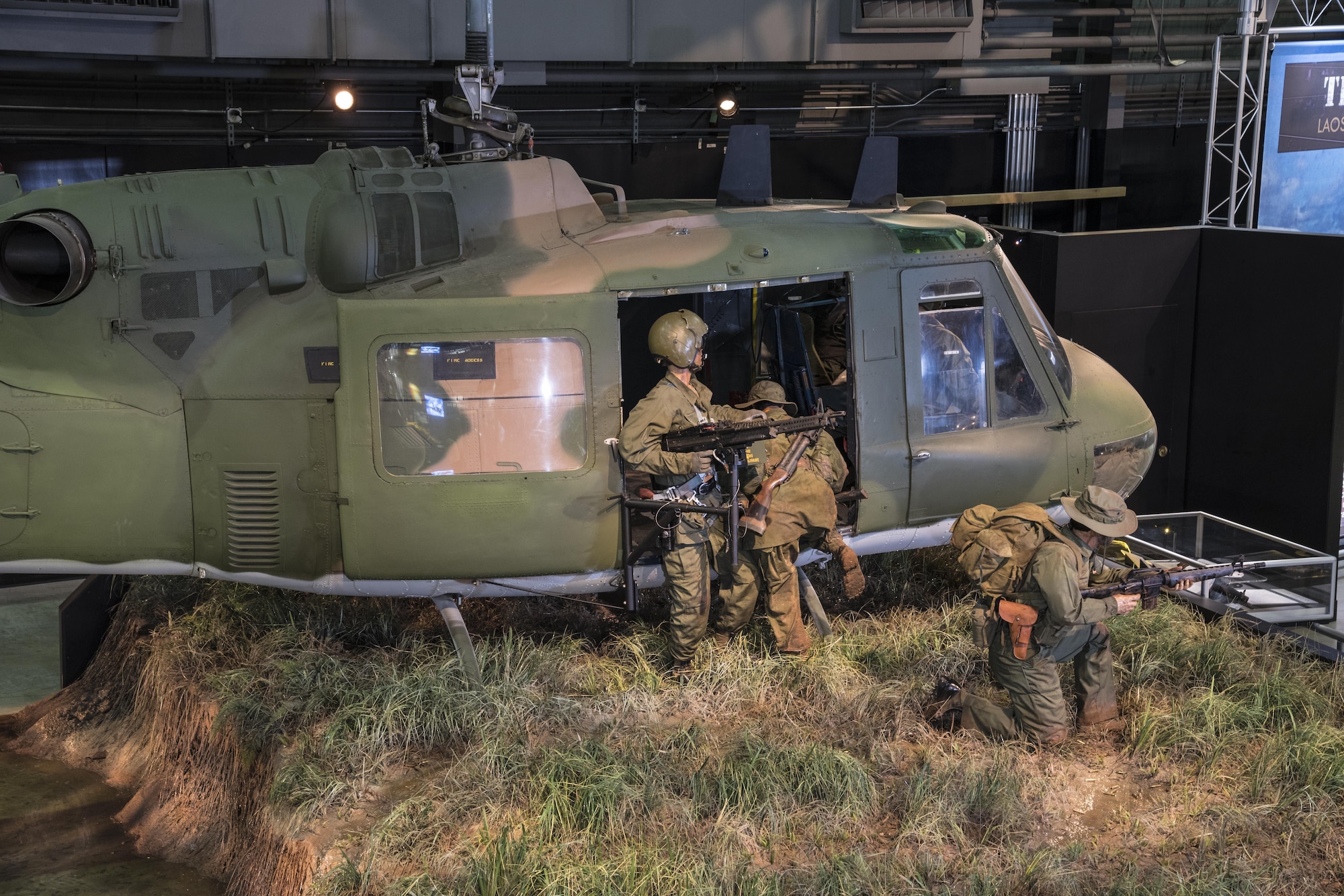 DAYTON, Ohio -- Secret War: Green Hornets, Dust Devils and Blackbirds exhibit on display in the Southeast Asia War Gallery at the National Museum of the United States Air Force. (U.S. Air Force photo by Ken LaRock) 