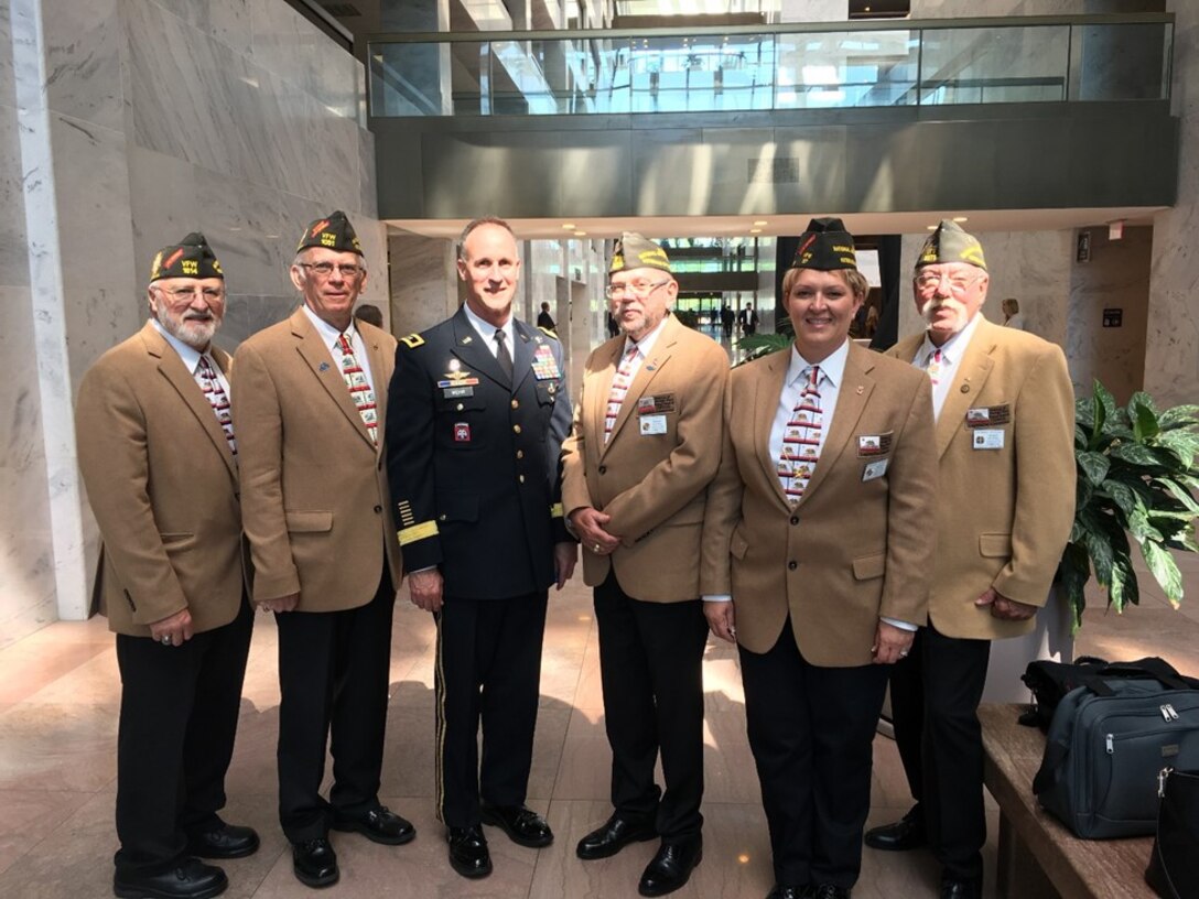 Major General Michael C. Wehr with members of the Veterans of Foriegn War's National Legislative Committee of California in Washington D.C. recently.