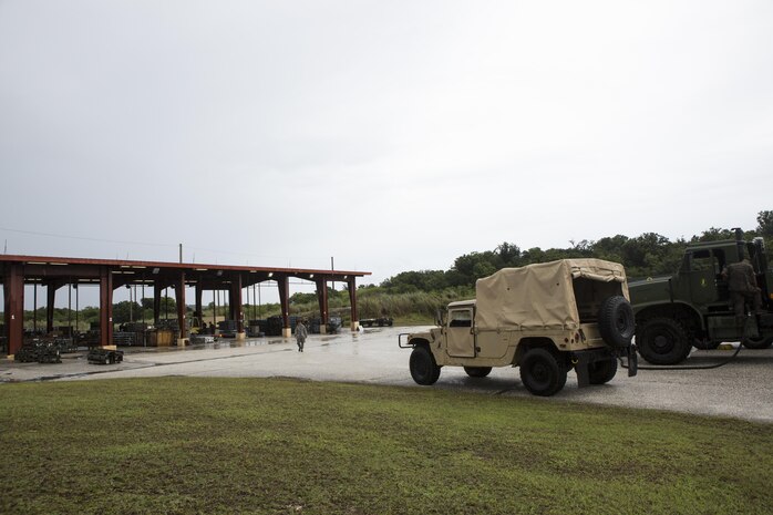 U.S. Aviation Ordnance Marines with Marine Aviation Logistics Squadron12 prepare ordnance for aviation squadrons participating in Valiant Shield 16 at Andersen Air Force Base, Guam, September 12, 2016. The ordnance constructed, provided the Marines of MALS-12 valuable experience assembling live ordnance to be used  during VS16 for a ship sinking exercise. VS16 is a biennial U.S. only, field training exercise that focuses on joint training with U.S. Navy, Air Force and Marine Corps to increase interoperability and working relationships. (U.S. Marine Corps photo by Sgt. Justin A. Fisher)