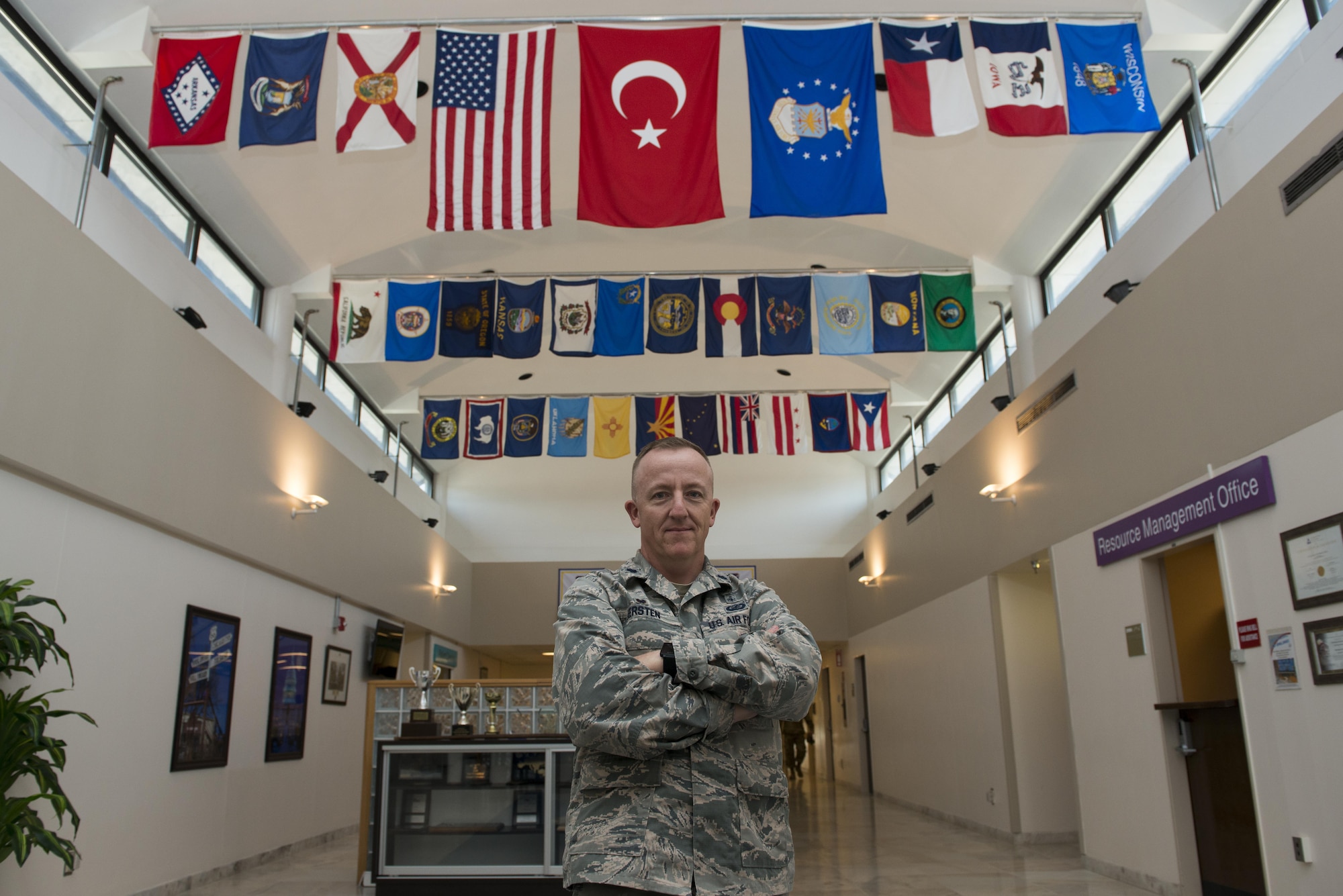 U.S. Air Force Lt. Col. Michael Kersten, 39th Medical Support Squadron (MDSS) commander, poses for a photo inside the medical facility Aug. 23, 2016, at Incirlik Air Base, Turkey. The 39th MDSS provides preventative and clinical health and wellness services for U.S. and coalition forces. (U.S. Air Force photo by Senior Airman John Nieves Camacho)