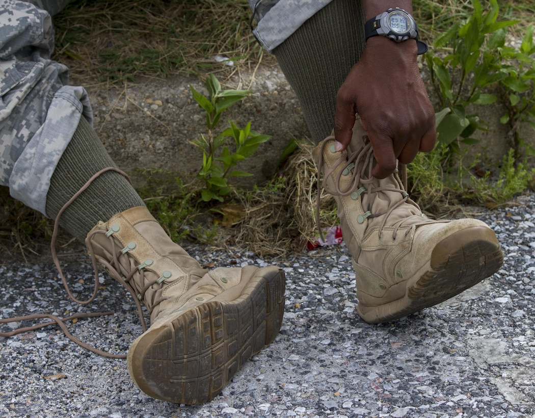 U.S. Army Reserve Soldiers from the 200th Military Police Command march on Fort Meade, Md., Sept. 11, 2016. Before starting the march, the unit conducted a moment of silence in honor of those lost during 9/11 and Soldiers shared their personal memories of the attacks. (U.S. Army Reserve photo by Spc. Stephanie Ramirez)