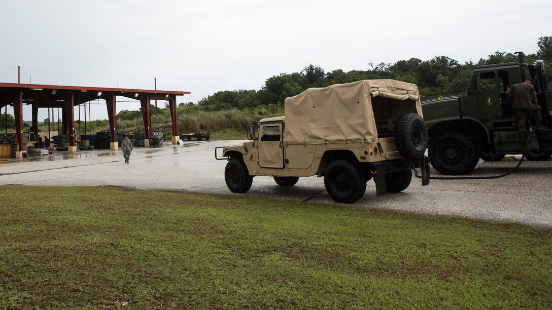 U.S. Aviation Ordnance Marines with Marine Aviation Logistics Squadron12 prepare ordnance for aviation squadrons participating in Valiant Shield 16 at Andersen Air Force Base, Guam, September 12, 2016. The ordnance constructed, provided the Marines of MALS-12 valuable experience assembling live ordnance to be used  during VS16 for a ship sinking exercise. VS16 is a biennial U.S. only, field training exercise that focuses on joint training with U.S. Navy, Air Force and Marine Corps to increase interoperability and working relationships. 