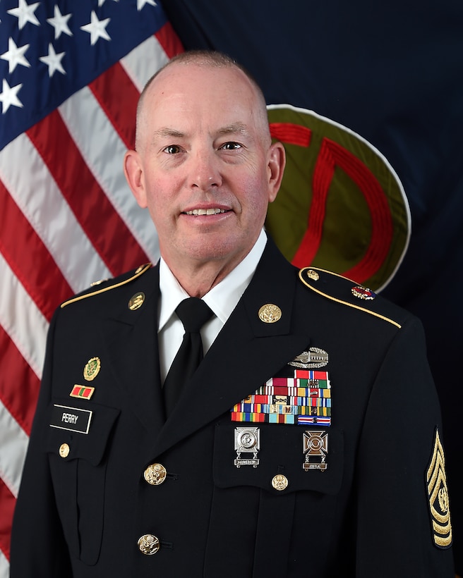 Command Sergeant Major Vernon I. Perry, Command Sergeant Major, 85th Support Command