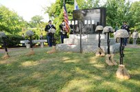 Soldiers, family members, firefighter and other community members attend the Army Reserve's 9/11 ceremony Sept. 11 at the Ernie Pyle Army Reserve Center at Fort Totten in Queens, New York. Since Sept. 11, 2001, more than 200,000 Army Reserve Soldiers have deployed in support of operations across the globe, making today's Army Reserve the most capable, combat-ready and lethal federal reserve force in our nation's history.