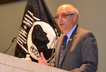 Ralph Galati, a retired Air Force officer and former POW, talks about being held captive for 14 months after his aircraft was shot down over North Vietnam in 1972. Galtai was the guest speaker at this year’s POW/MIA Remembrance Ceremony, hosted by the NSA Philadelphia Compound Veterans Committee Sept. 15