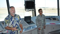 Travis Air Force Base Honorary Commanders got a look behind the scenes of the 60th Operations Group Sept. 9, 2016, on their Group Tour. (U.S. Air Force photos/Ellen Hatfield/released)