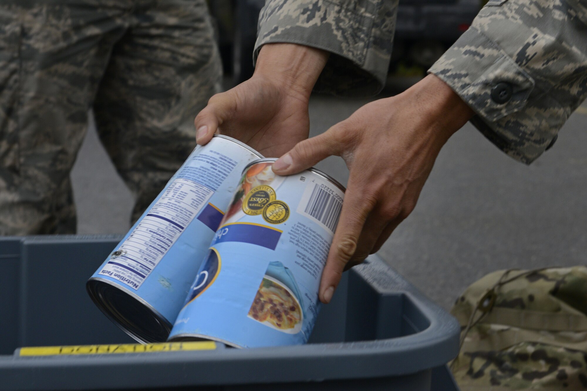 The 673d Medical Group hosted a POW/MIA ruck march at Joint Base Elmendorf-Richardson, Alaska, Sept. 16, 2016. More than 200 personnel including Airmen, Soldiers and Royal Canadian Air Force members, marched a total of five miles carrying 20 lbs. of canned food to deliver and donate to the Alaska Fisher House.