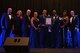 Retired Gen. T. Michael Moseley, previous 19th Air Force chief of staff and guest speaker for the Air Force Ball, stands with team Shaw leadership and Joseph McElveen, mayor of Sumter, at the Sumter Civic Center, Sumter, S.C., Sept. 16, 2016. Moseley spoke to guests about the history of the Air Force and expressed his gratitude for those in attendance. (U.S. Air Force photo by Airman 1st Class Christopher Maldonado)