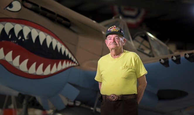 Retired U.S. Air Force Chief Master Sgt. Bill Gornik served in three wars and inspired thousands of students and airmen with his words. His philosophy can be summed up in two words: "don't quit." (U.S. Air Force photo by Senior Airman Jeremy L. Mosier)