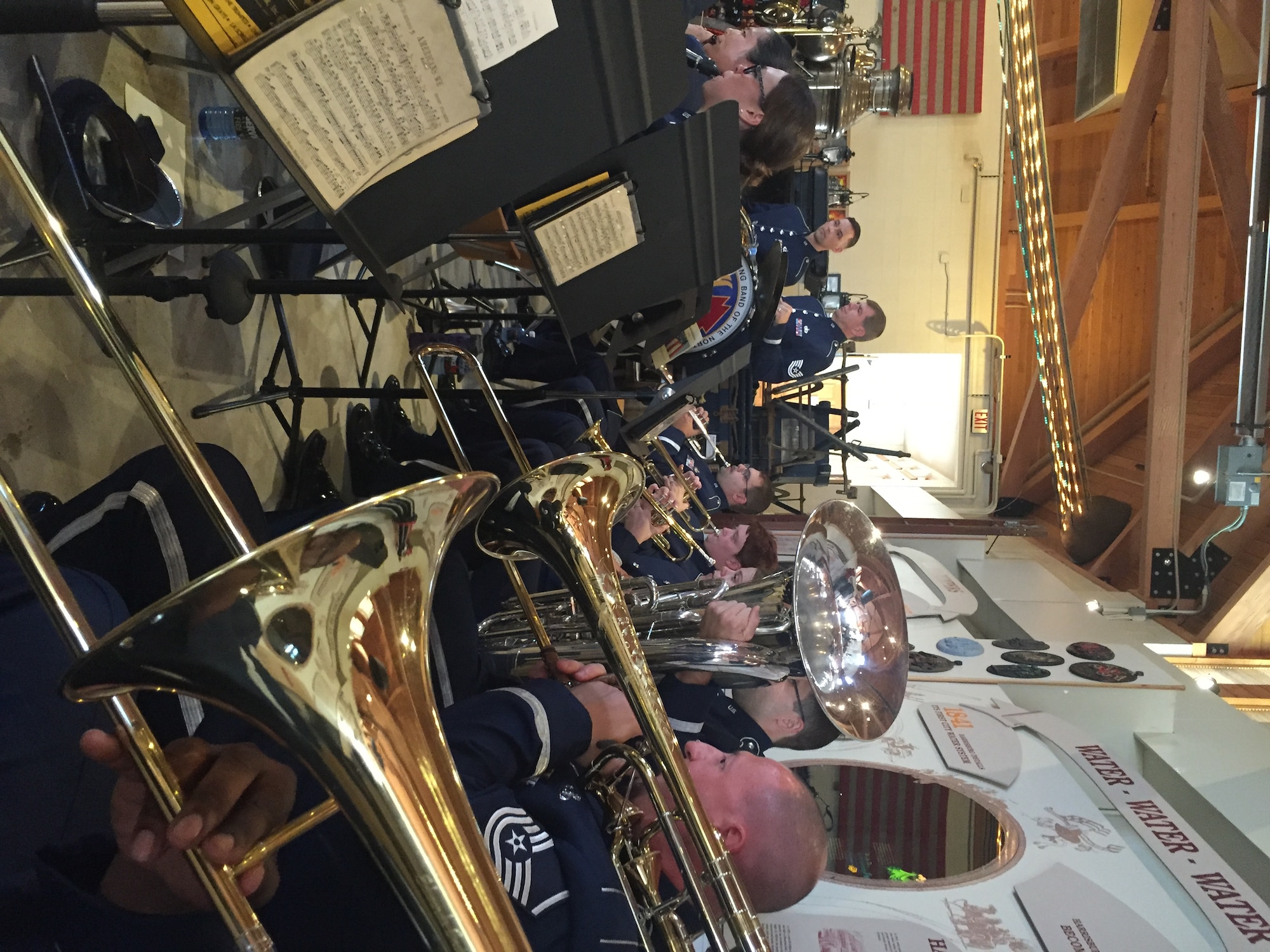 Members of the Air National Guard Band of the Northeast perform on September 11, 2016 at the Pennsylvania National Fire Museum for a 9/11 Remembrance Ceremony.  (U.S. Air Force photo by Technical Sergeant Shawn Estes/released)