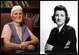 Anne Rissman served as a nurse at the 2nd Evacuation Hospital during World War II. The photo on the left is of Anne taken Aug. 15, 2016 in Boise, Idaho. The photo on the right is when she was serving in the U.S. Army in the early 1940s. (Left, U.S. Air Force photo by Senior Airman Jeremy L. Mosier/Released)