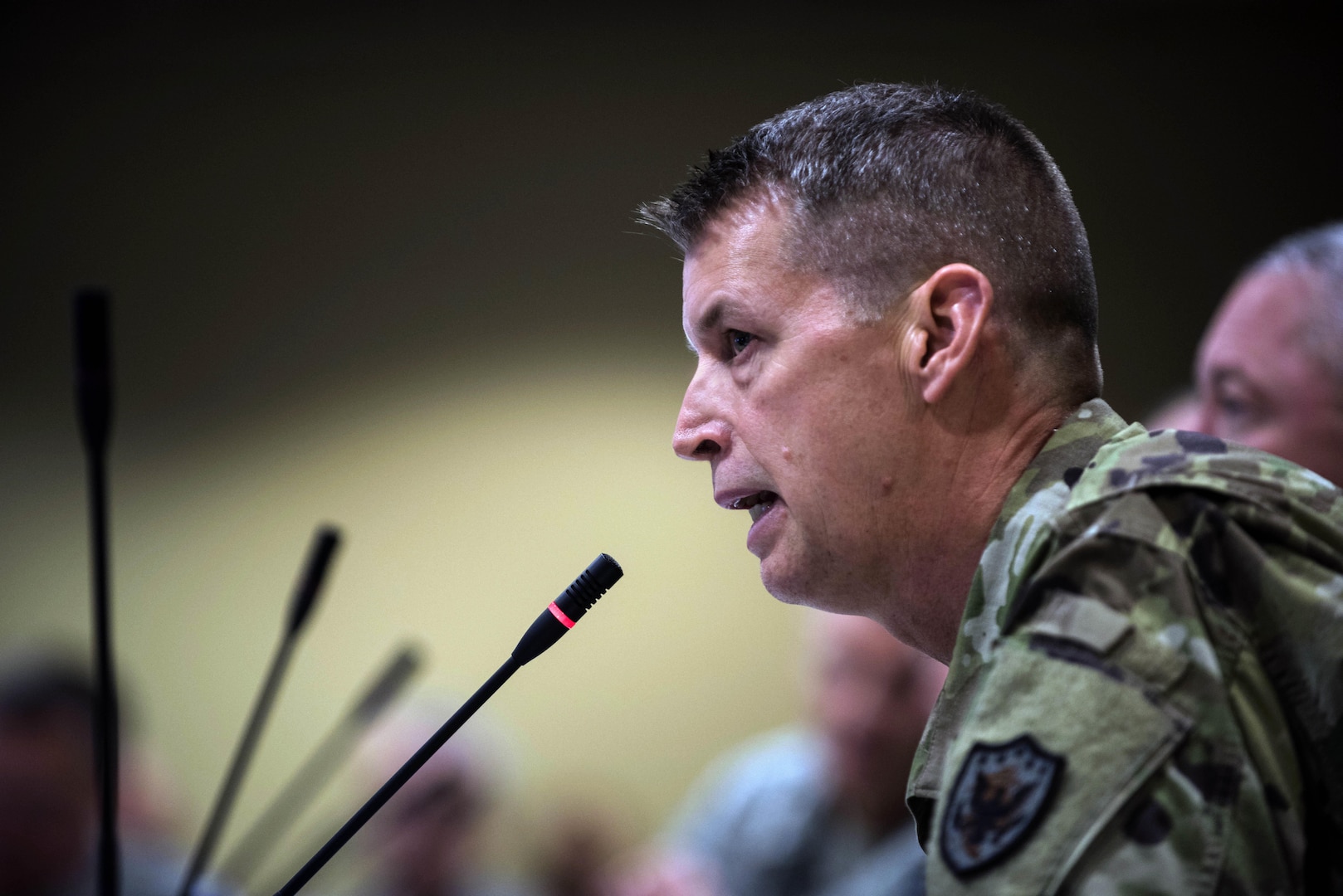 Army Lt. Gen. Daniel Hokanson was confirmed as vice chief of the National Guard Bureau. The former adjutant general and former deputy commander, U.S. Northern Command, is seen here at the National Guard Bureau Senior Leadership Conference, Colorado Springs, Colorado, Oct. 27, 2015. 