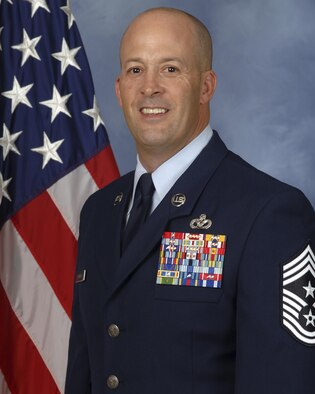 354th Fighter Wing Command Chief, Chief Master Sgt. Brent Sheehan