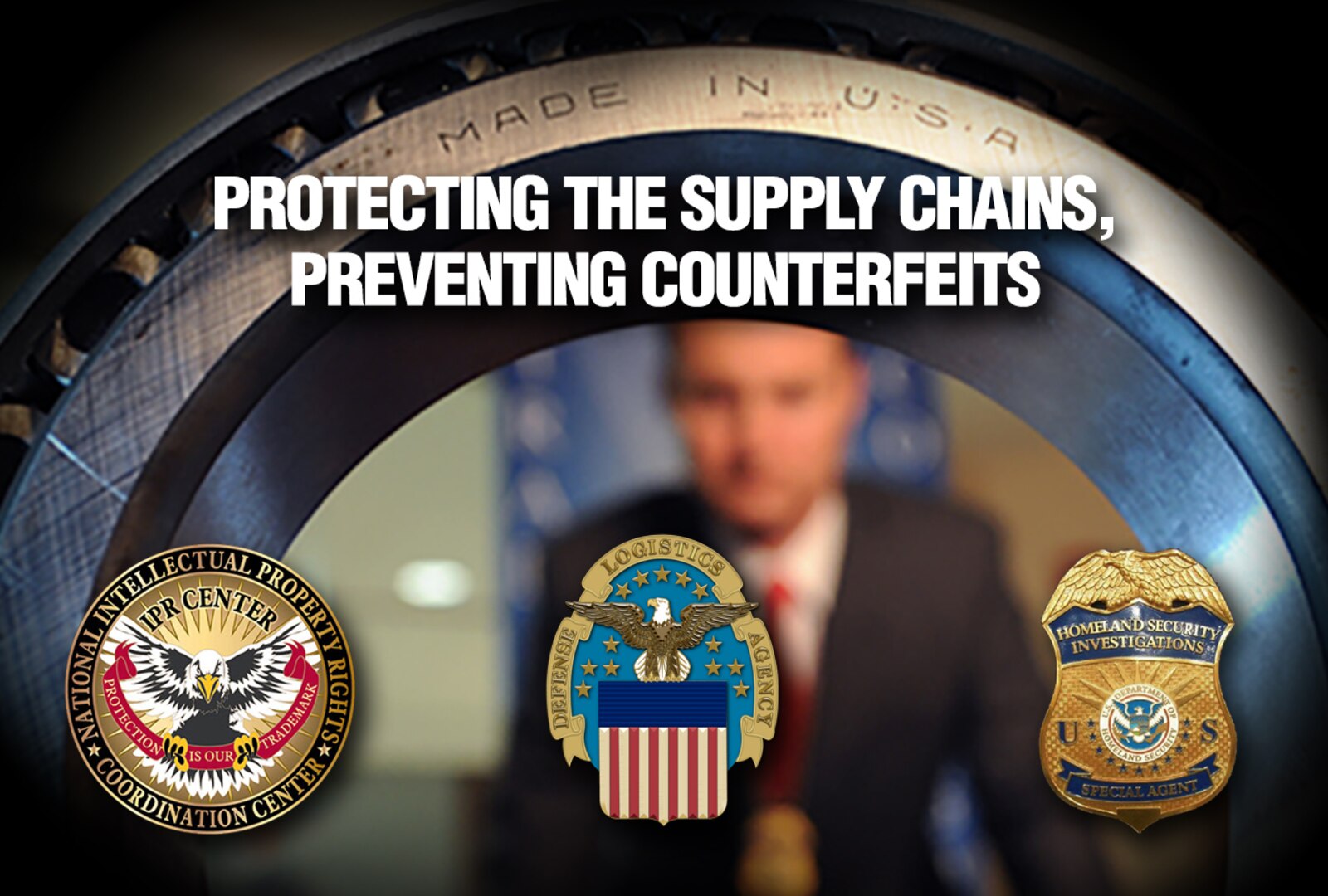 DLA is working with partners at DHS to stop counterfeiters.