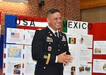 The Hispanic Heritage Month kickoff was held for Defense Logistics Agency employees on Defense Supply Center Richmond, Virginia, Sept. 16, 2016. Guest speaker Army Lt. Col. Luis Rodriguez  Exercise Support Division chief, Logistics Exercise and Simulations Directorate, U.S. Army Training and Doctrine Command from Fort Lee, Virginia speaks about the contributions Hispanics make to our nation and his personal perspectives as a Hispanic American. 