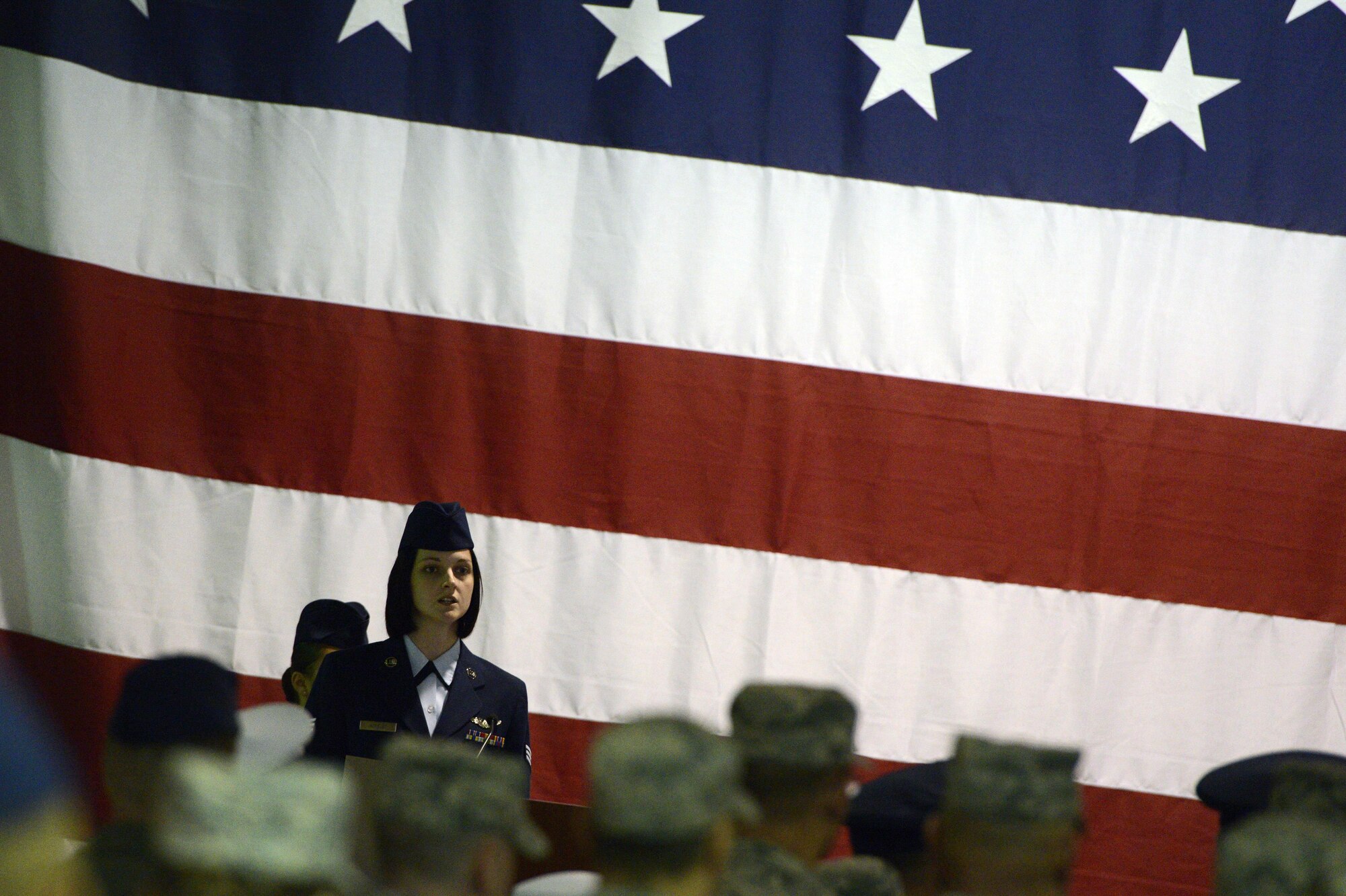 Joint Base Elmendorf-Richardson hosted a POW-MIA ceremony at the Alaska National Guard Armory, Sept. 16, 2016. Alaska Gov. Bill Walker proclaimed Sept. 16, as POW/MIA Recognition Day. “Alaskans are encouraged to honor, support, and remember those who were prisoners of war, those presently missing in action, and their loved ones, and I direct that all State agencies in possession of a POW/MIA flag shall fly their POW/MIA flag,” the governor said.