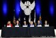 Senior leadership and spouses conduct an Air Force town hall session during the Air Force Association's Air, Space and Cyber Conference in National Harbor, Md., Sept. 19, 2016. (U.S. Air Force photo/Tech. Sgt. Natalie Stanley)