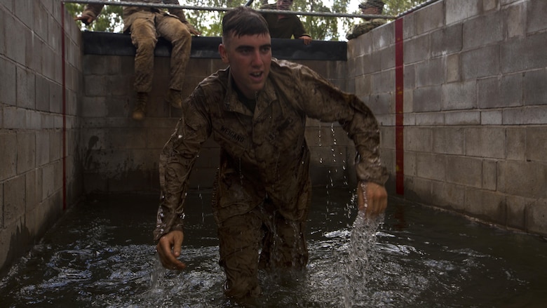 U.S. Marines with 1st Battalion, 1st Marine Regiment, Marine Rotational Force - Darwin, and Australian soldiers with 5th Battalion, Royal Australian Regiment, overcome various obstacles during the Frontline Leaders Course at Robertson Barracks, Northern Territory, Australia, Sept. 9, 2016. The course is intended to be an addition to the Marine Corps Lance Corporal’s Seminar, Corporal's Course, and Sergeant's Course. The course instills knowledge and leadership skills to positively impact those under their charge and the future of the Marine Corps. 1st Battalion, 1st Marine Regiment, created the course and this will be the first time the course has been officially conducted.