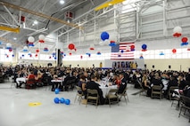 Team Minot celebrated the 69th birthday of the Air Force with an Air Force Ball at Minot Air Force Base, N.D., Sept. 17, 2016. The theme of the ball was ‘A Walk Through Time,’ celebrating Air Force heritage from 1947 to modern day. (U.S. Air Force photo/Senior Airman Kristoffer Kaubisch)