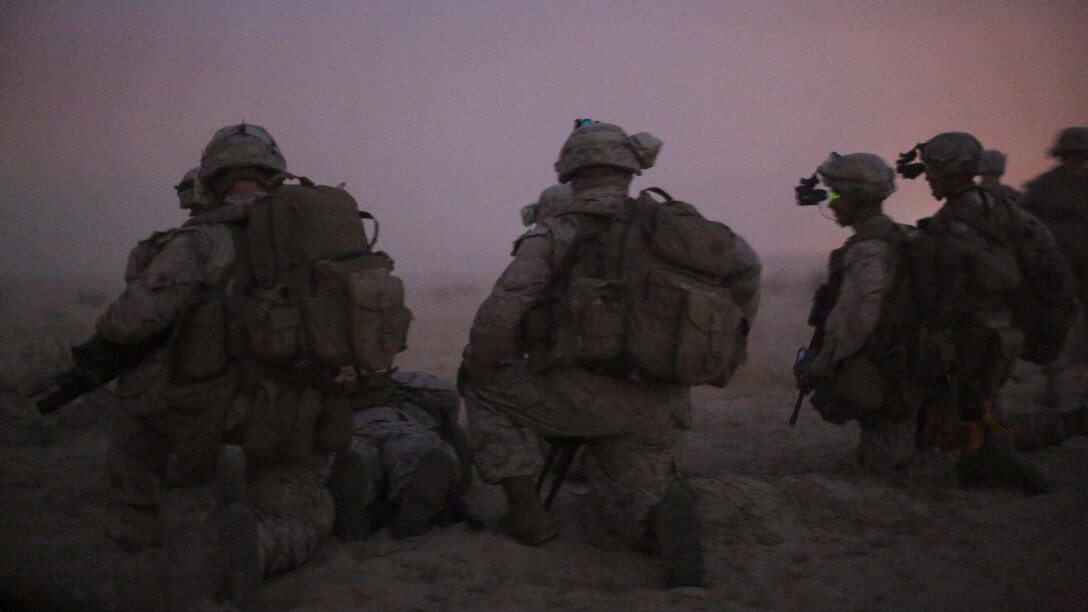 U.S. Marines with 2nd Battalion, 7th Marine Regiment, Special Purpose Marine Air-Ground Task Force - Crisis Response - Central Command, conduct a Tactical Recovery of Aircraft and Personnel exercise, Aug. 29, 2016. U.S. Marines and Sailors assigned to Special Purpose Marine Air-Ground Task Force-Crisis Response-Central Command support operations, contingencies and security cooperation in Marine Corps Forces Central Command and U.S. Central Command area of responsibility.