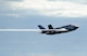 A U.S. Marine F-35 Lightning II from the Marine Fighter Attack Squadron (VMRA) 211, takes off during a 53rd Weapon Evaluation Group Weapon System Evaluation Program from the Tyndall flightline Sept. 16, 2016. This WSEP marked Marine Fighter Attack Squadron 211’s first deployment since standing up the unit on June 30, and was the first operational F-35 firing of a live air-to-air missile (during Combat Archer). (U.S. Air Force photo by Senior Airman Solomon Cook/Released)