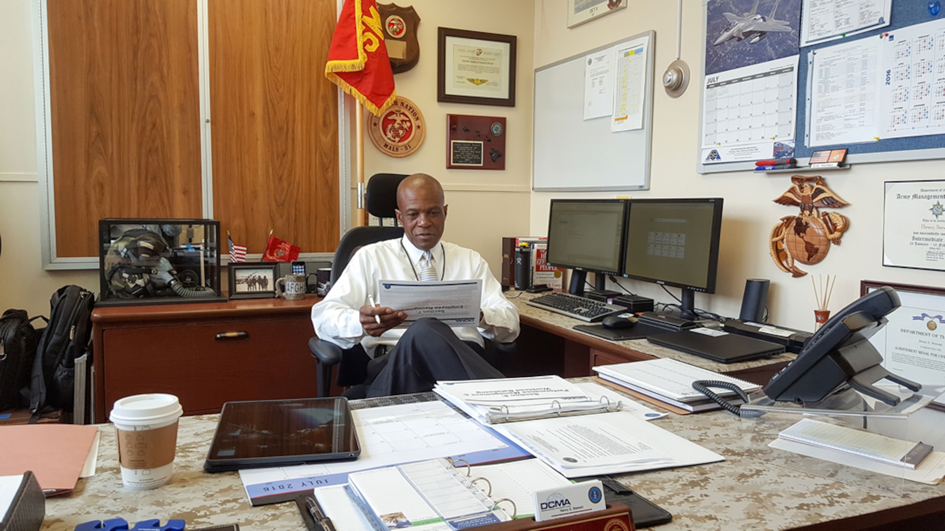 Henry Stewart, Defense Contract Management Agency Garden City, New York, quality assurance supervisor and Tier II Leadership Development Program manager, is a retired master sergeant who spent 22 years in the Marine Corps before joining the agency.