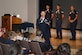 U.S. Air Force Thunderbird pilot number two, Capt. Ryan Bodenheimer, talks to students from seven local Wichita Falls, Texas, high schools and two from Dallas, during the Sheppard Air Force Base, Texas, career fair, Sept. 16, 2016. The career fair provided an opportunity for students to learn about the Air Force and the various careers it offers. (U.S. Air Force photo by Senior Airman Kyle E. Gese)