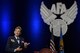 Gen. Ellen M. Pawlikowski, the Air Force Materiel Command commander, speaks to an audience during the Air Force Association's Air, Space and Cyber Conference in National Harbor, Md., Sept. 21, 2016. She spoke about the importance of cyber security. (U.S. Air Force photo/Staff Sgt. Whitney Stanfield)

