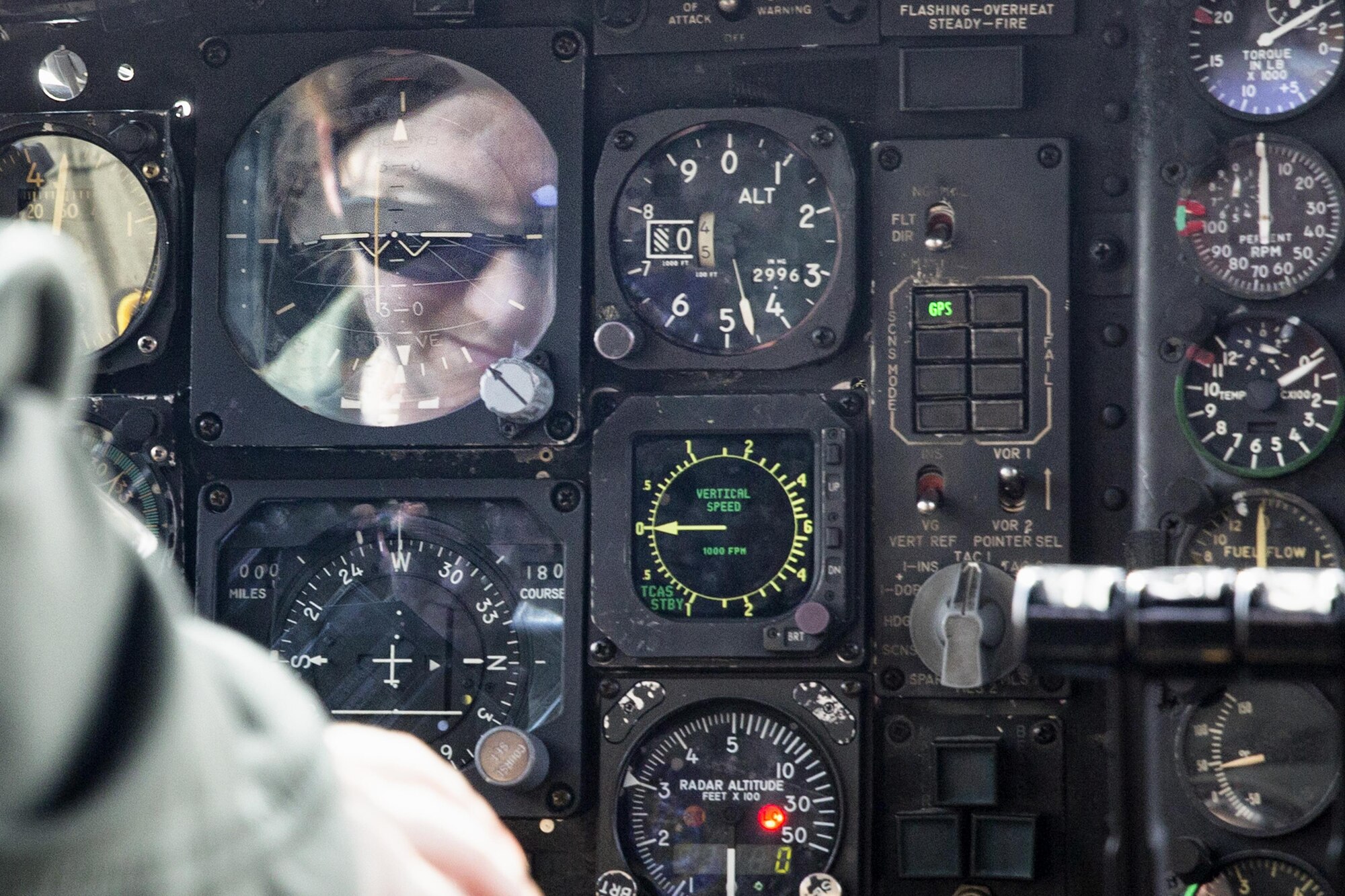 Maj. Dominique Haig, 36th Airlift Squadron chief of standardization and evaluation evaluator C-130 Hercules pilot, performs pre-flight inspection at Yokota Air Base, Japan, Sept. 17, 2016, during the 2016 Japanese-American Friendship Festival. The 36 AS demonstrated their airdrop capabilities to festivalgoers. Yokota welcomed over 135,000 visitors to the festival. (U.S. Air Force photo by Yasuo Osakabe/Released)  