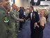 Air Force Chief of Staff Gen. Dave Goldfein and his wife thank Air Education and Training Command Airmen for their contribution to the 2016 Air, Space and Cyber Conference in National Harbor, Md., Sept. 21, 2016. Goldfein gave his first 
