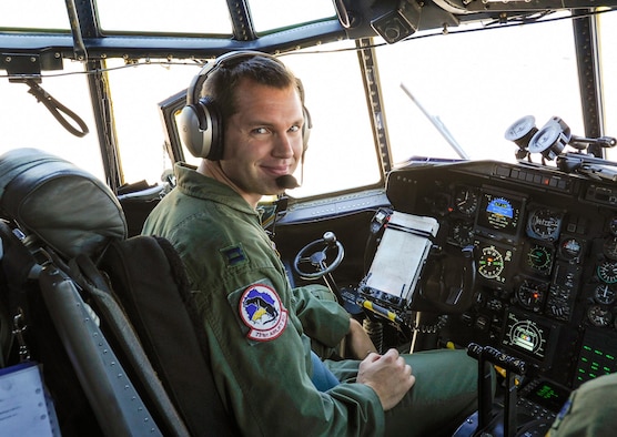 Capt. John Lockheed of the 302nd Airlift Wing at Peterson Air Force Base, Colorado, is the fourth generation of pilots in his family. (Maj. Jolene Bottor-Ortiona)