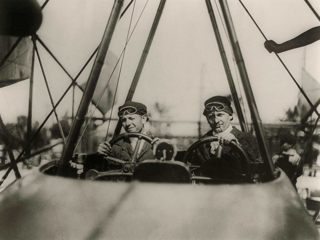 Allan Lockheed (right) was one of America's aviation pioneers. Allan and his brother, Malcolm, formed several companies together, including Lockheed Aircraft Company, now known as Lockheed Martin.