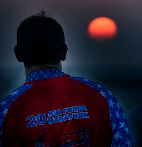 There were 673 members who participated in this year’s 20th annual Air Force Marathon Sept. 18, 2016, at Al Udeid Air Base, Qatar. This year marks the eighth year the U.S. Air Force has sanctioned a deployed location race. (U.S. Air Force photo/Senior Airman Sergio Gamboa/Released)