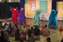 Military children and their families were treated to a live Sesame Street show hosted by the USO at Building AS-4000 on Marine Corps Air Station New River, Sept. 9. The Sesame Street/USO experience was designed to help families deal with the many challenges of military life including frequent moves.

For more information, current schedule and available resources about the program, check out the USO website at https://www.uso.org/programs/the-sesame-street-uso-experience-for-military-families.

(U.S. Marine Corps photo by Cpl. Ned Johnson/Released)