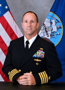 Captain John D. Cassani, the son of a Navy Captain, was born in Fort Ord, California and spent much of his youth at various Navy duty stations before his father retired in Port St. Joe, Florida. He earned his Bachelor of Science degree in Marketing from the University of West Florida, and received his commission through Aviation Officer Candidate School in March 1991. He transferred to the Supply Corps in September 1992 and completed the Basic Qualification Course in May 1993. He earned his Master’s degree in Acquisition and Procurement from Webster University and completed the U.S. Army’s Command and General Staff College at Fort Leavenworth, Kansas in 2001.