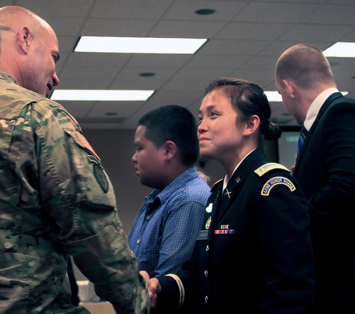 Iowa Army Guard commissions first female infantry officer > National Guard > News Features The