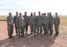 Twentieth Air Force wing commanders and command chiefs join Maj. Gen. Anthony Cotton for the fall 20th AF Senior Leadership Conference at Camp Guernsey, Wyo., Sept. 19, 2016. The leaders tested various weapons at the 620th Ground Combat Training Squadron firing range. The conference gave 20th AF leadership an opportunity to work together to continually improve mission performance.