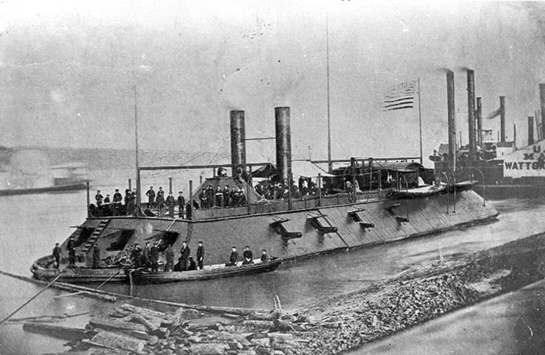 To combat the North’s revolutionary ironclads, the South developed equally revolutionary weapons such as submarines, torpedoes, and land mines. On December 12, 1862, the USS Cairo became the first victim of an electrically-detonated torpedo. Since raised and restored Cairo is now on display in Vicksburg National Military Park: https://www.nps.gov/vick/learn/historyculture/uss-cairo-gunboat.htm.